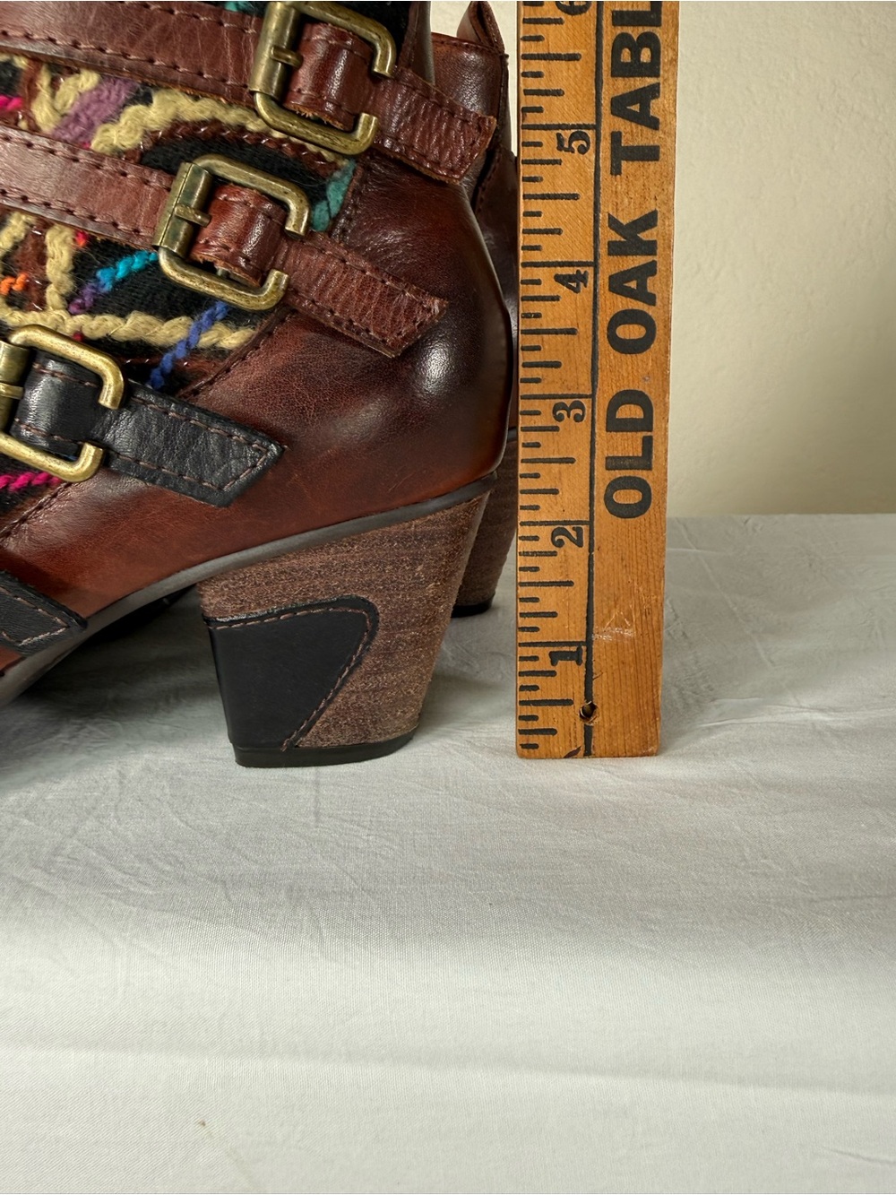 L'Artiste Spring Step Redding Colorful Embroidered Heeled Ankle Boots Booties 37 - Picture 13 of 16